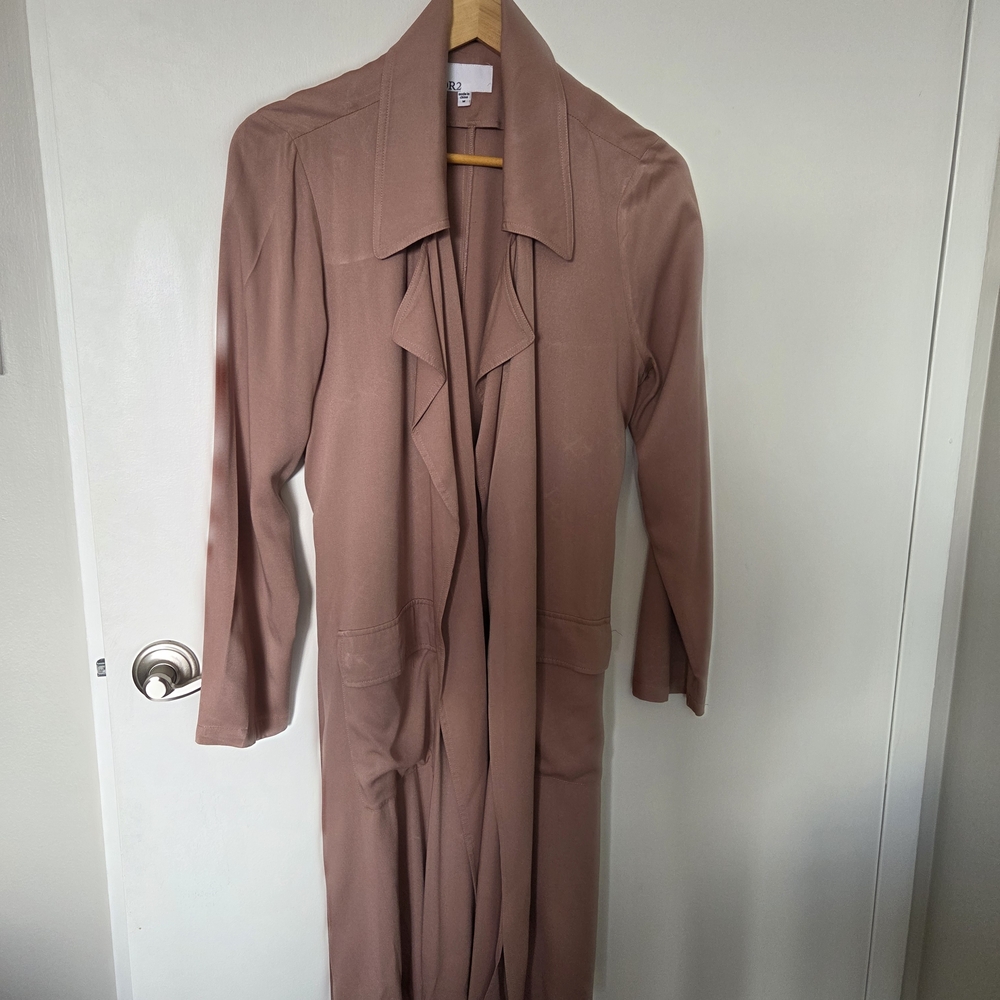 DR2 Women's Trench Coat in Dusty Rose